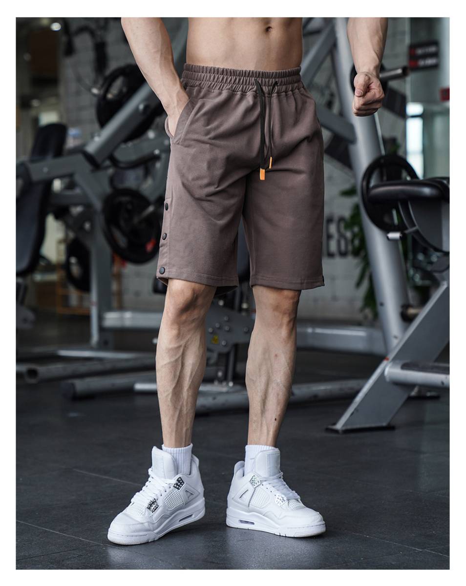 Mens Casual Fitness 90% Cotton 10% Polyester Shorts A-292 print logo 31
