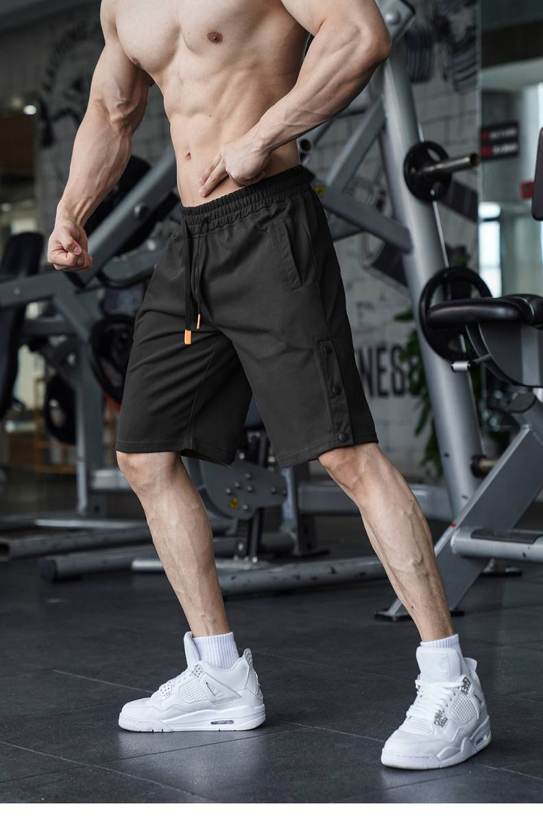 Mens Casual Fitness 90% Cotton 10% Polyester Shorts A-292 print logo 36