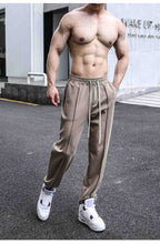 Mens Sports Workout 49%cotton 43%poylester 8%spandex Pants A-338 print logo 22