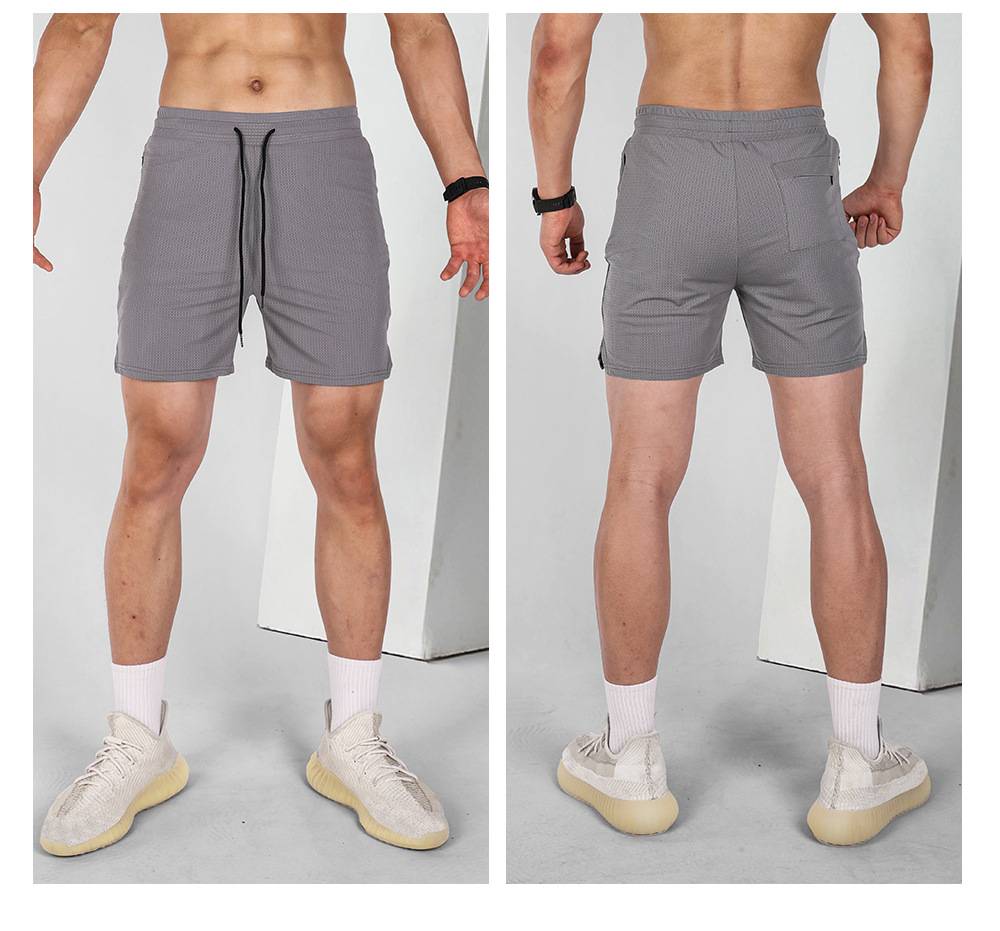 Mens Sports Running 100% polyester Shorts A-346 print logo 29