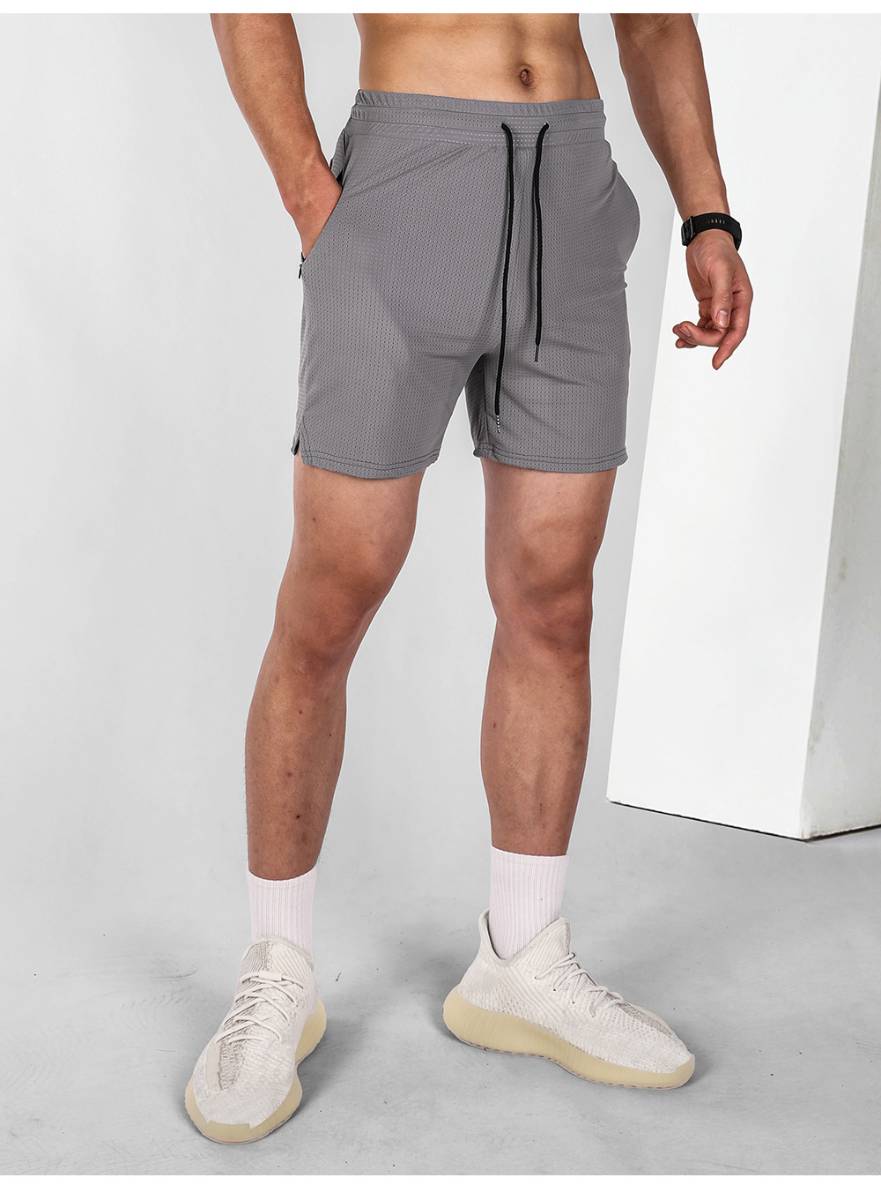 Mens Sports Running 100% polyester Shorts A-346 print logo 26