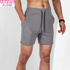 Mens Sports Running 100% polyester Shorts A-346 print logo 10