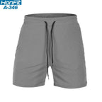 Mens Sports Running 100% polyester Shorts A-346 print logo 7