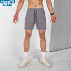Mens Sports Running 100% polyester Shorts A-346 print logo 8