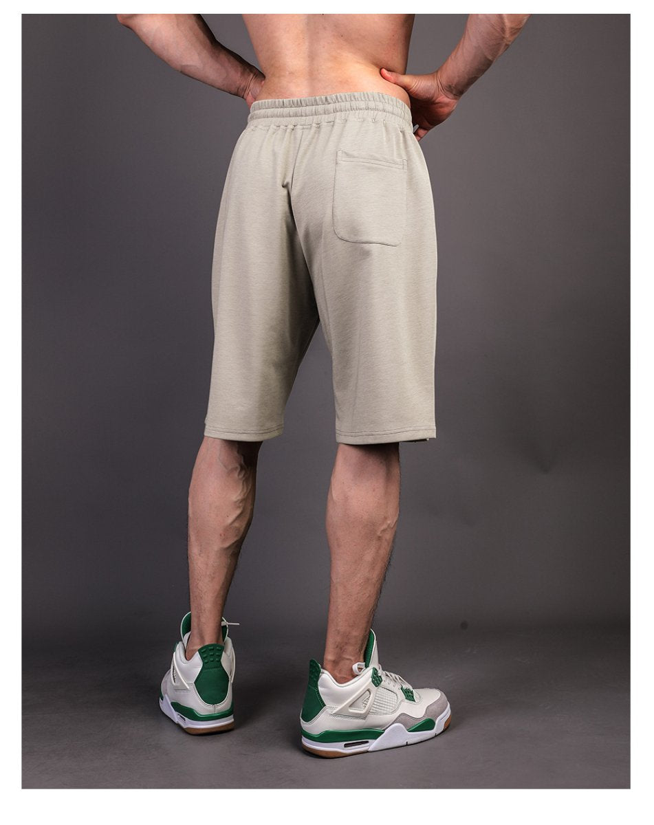 Mens Casual Sportswear 80% Cotton 20% Polyester Shorts A-347 print logo 33
