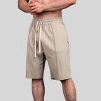 Mens Casual Sportswear 80% Cotton 20% Polyester Shorts A-347 print logo 1