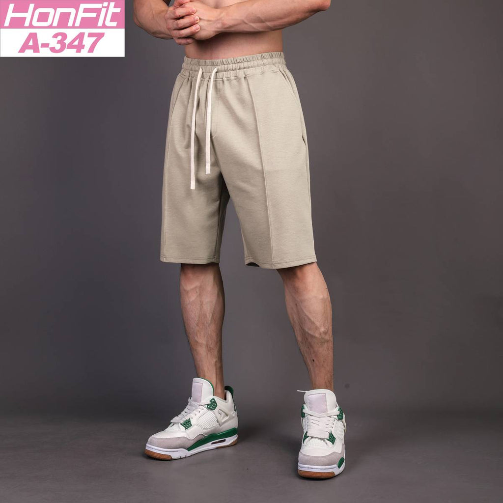 Mens Casual Sportswear 80% Cotton 20% Polyester Shorts A-347 print logo 13