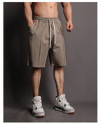 Mens Casual Sportswear 80% Cotton 20% Polyester Shorts A-347 print logo 25