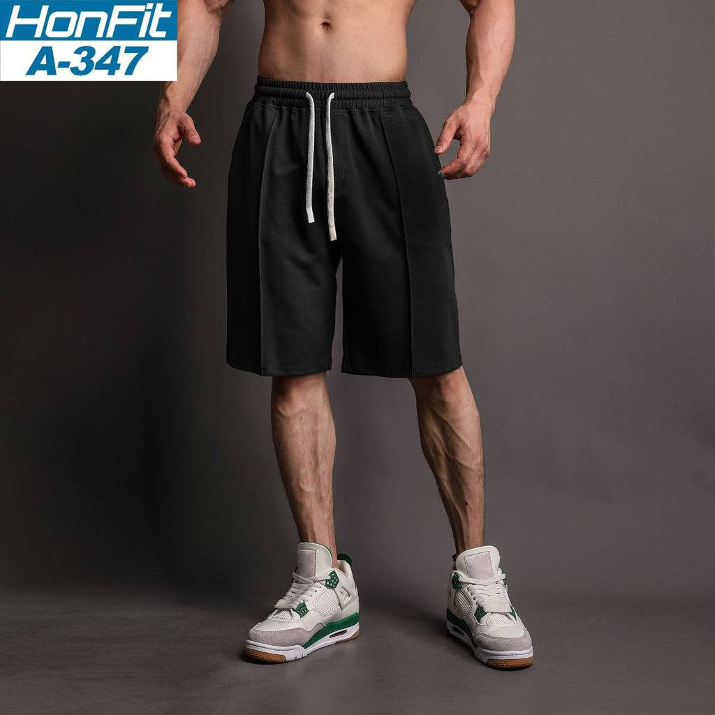 Mens Casual Sportswear 80% Cotton 20% Polyester Shorts A-347 print logo 6