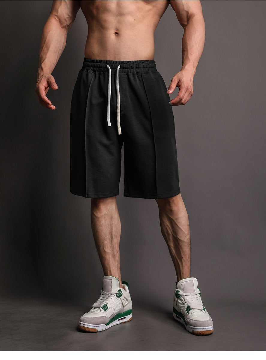 Mens Casual Sportswear 80% Cotton 20% Polyester Shorts A-347 print logo 30