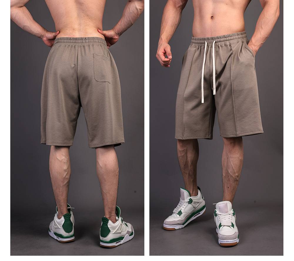 Mens Casual Sportswear 80% Cotton 20% Polyester Shorts A-347 print logo 26