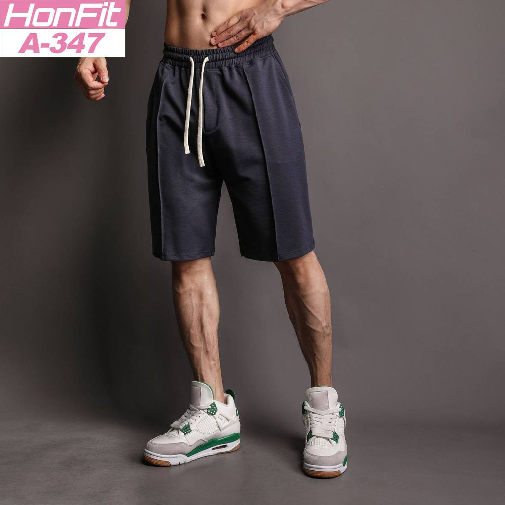 Mens Casual Sportswear 80% Cotton 20% Polyester Shorts A-347 print logo 14