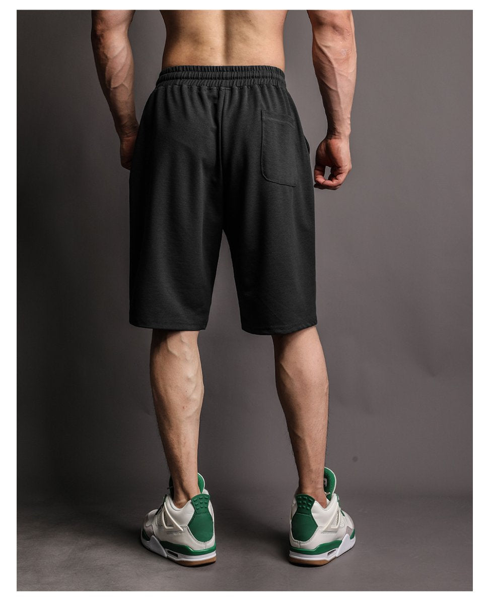 Mens Casual Sportswear 80% Cotton 20% Polyester Shorts A-347 print logo 31