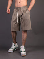 Mens Casual Sportswear 80% Cotton 20% Polyester Shorts A-347 print logo 19