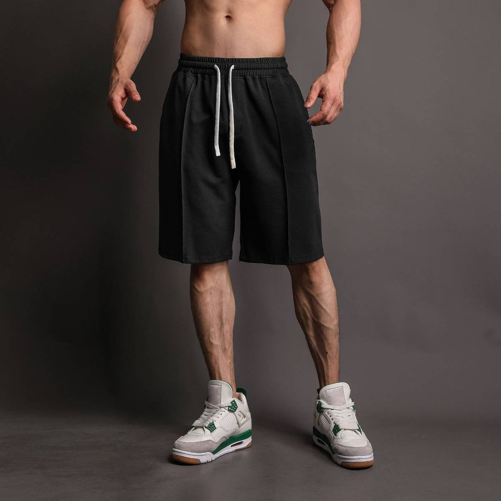 Mens Casual Sportswear 80% Cotton 20% Polyester Shorts A-347 print logo 15