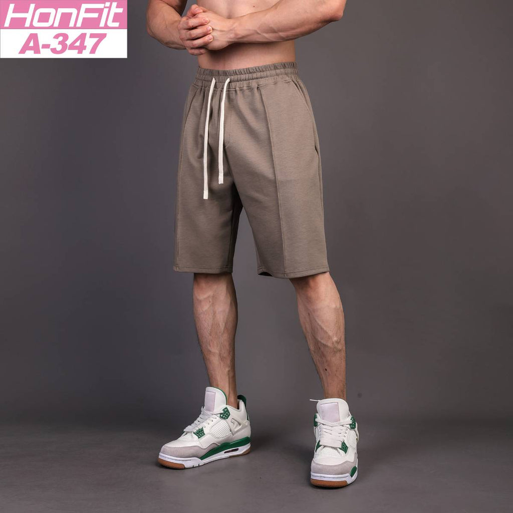 Mens Casual Sportswear 80% Cotton 20% Polyester Shorts A-347 print logo 12
