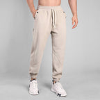 Mens Workout Jogging 70% cotton 30% polyester Pants A-373 print logo 1