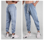 Mens Workout Jogging 70% cotton 30% polyester Pants A-373 print logo 14