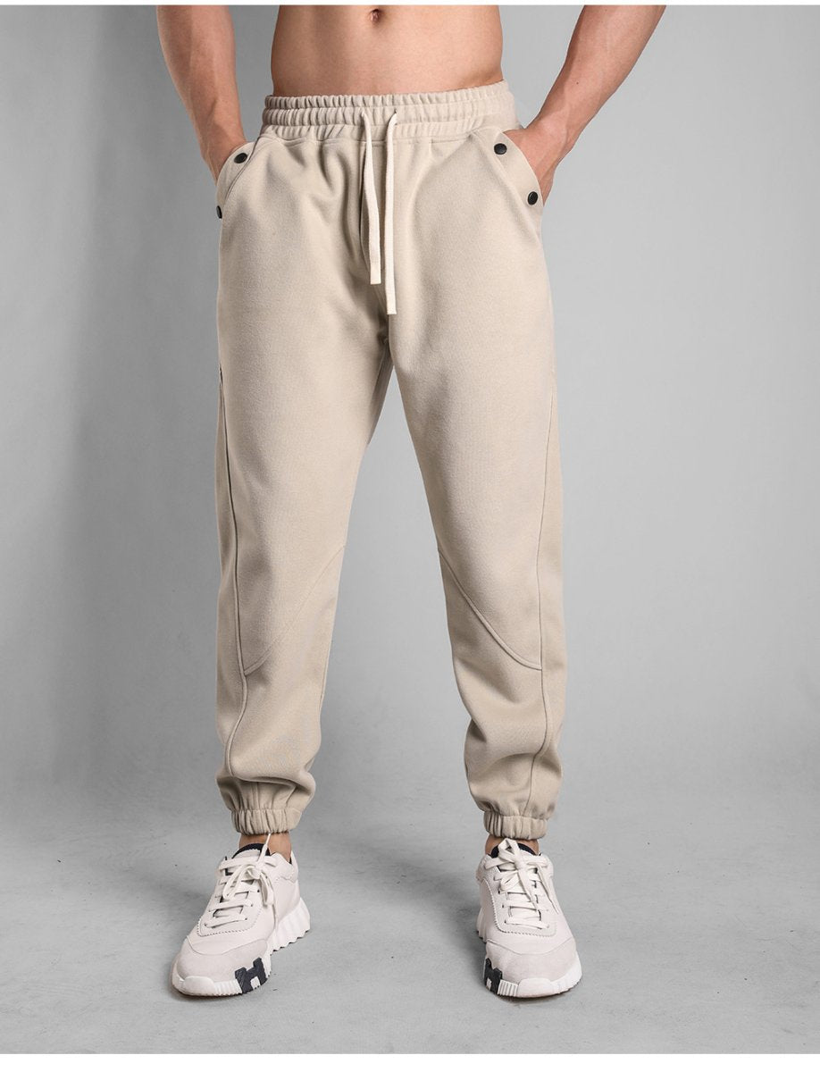 Mens Workout Jogging 70% cotton 30% polyester Pants A-373 print logo 26