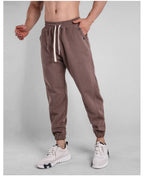 Mens Workout Jogging 70% cotton 30% polyester Pants A-373 print logo 11