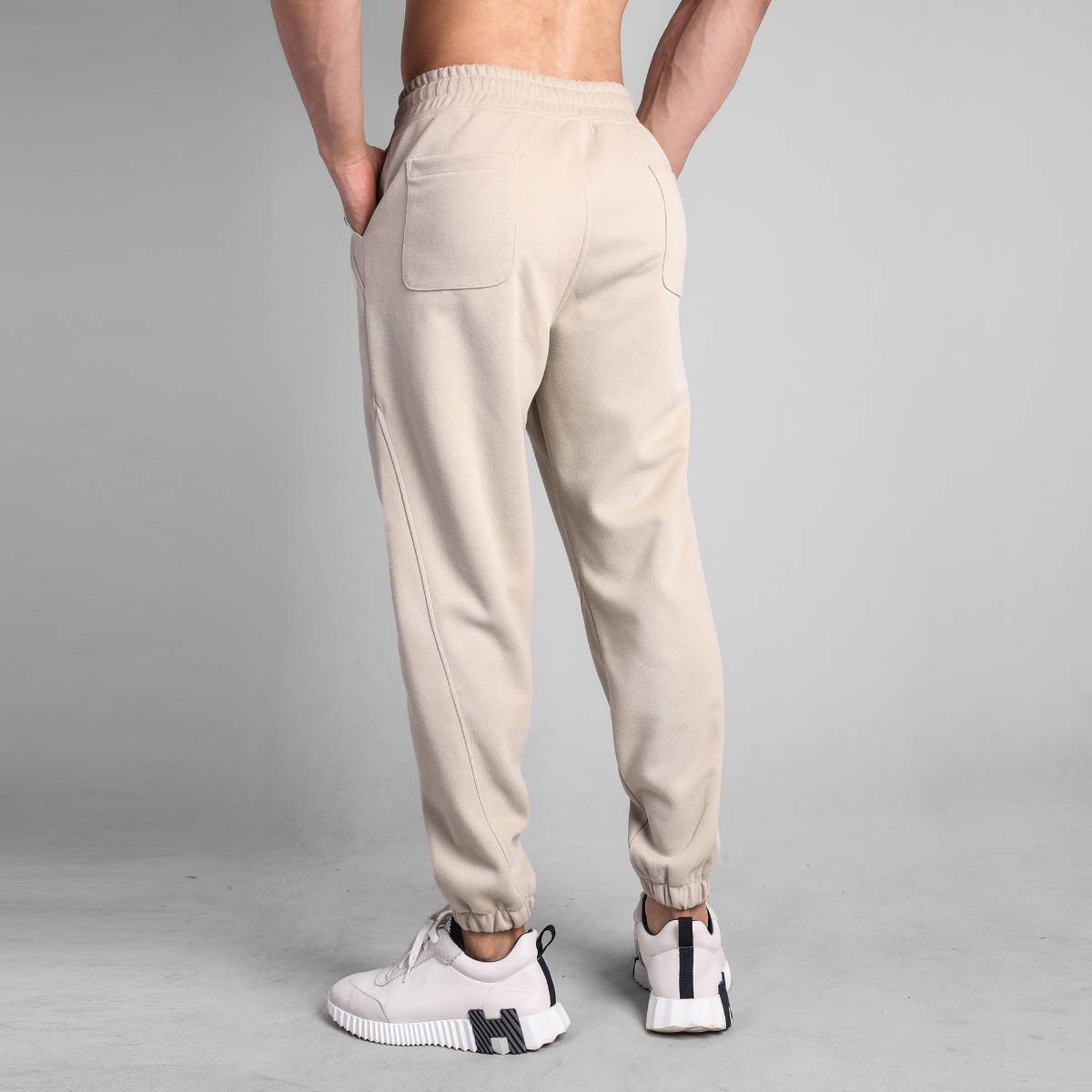 Mens Workout Jogging 70% cotton 30% polyester Pants A-373 print logo 31