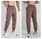 Mens Workout Jogging 70% cotton 30% polyester Pants A-373 print logo 12