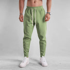 Mens Sports Joggers 70% cotton 30% polyester Pants A-381 print logo 45