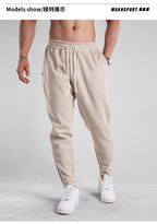 Mens Sports Joggers 70% cotton 30% polyester Pants A-381 print logo 17