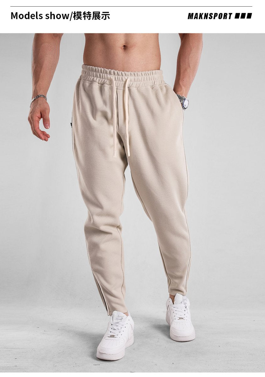 Mens Sports Joggers 70% cotton 30% polyester Pants A-381 print logo 17