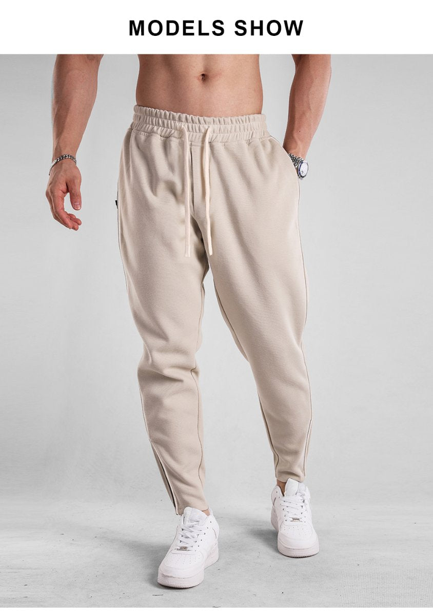 Mens Sports Joggers 70% cotton 30% polyester Pants A-381 print logo 18