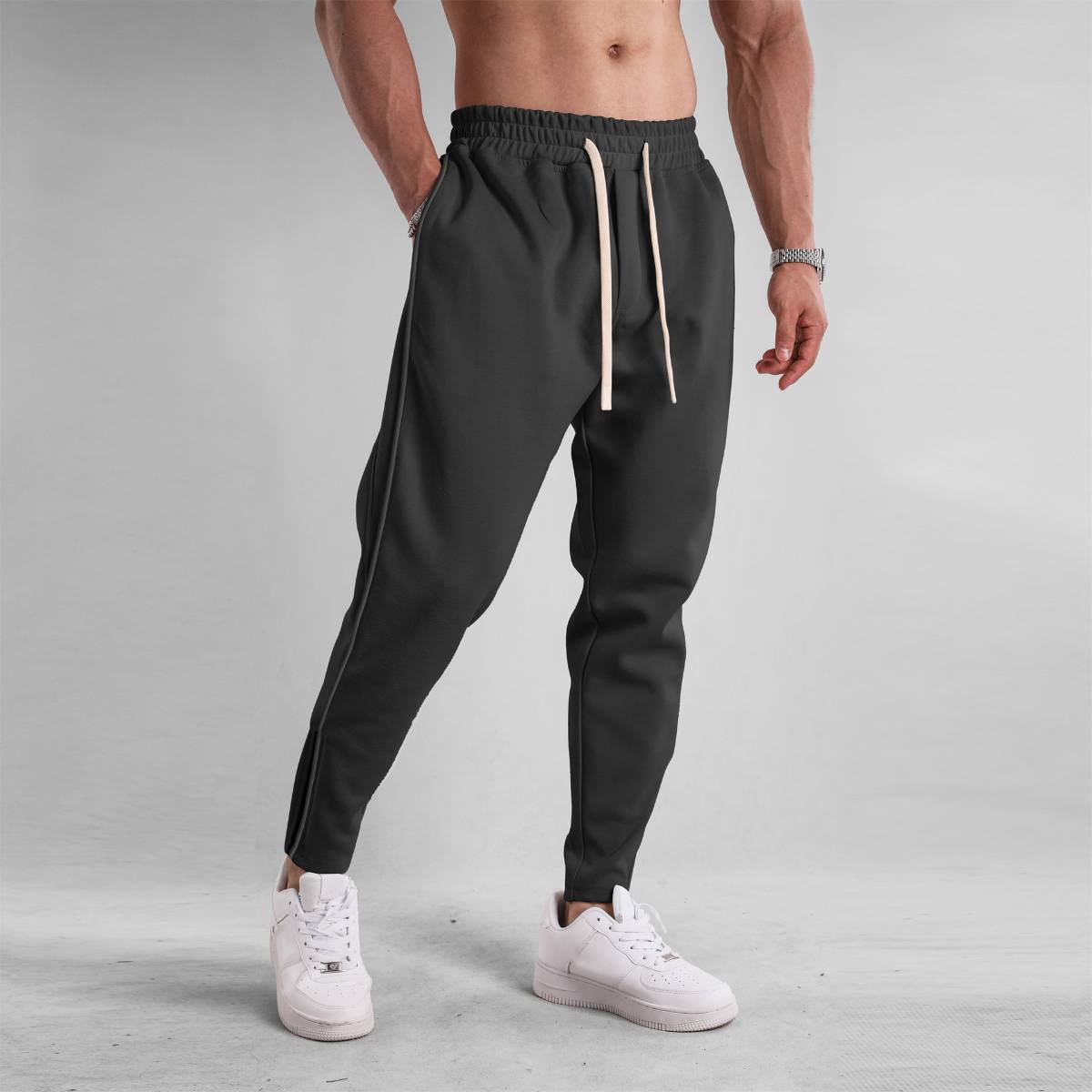 Mens Sports Joggers 70% cotton 30% polyester Pants A-381 print logo 39