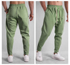 Mens Sports Joggers 70% cotton 30% polyester Pants A-381 print logo 23
