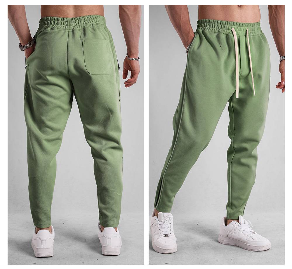 Mens Sports Joggers 70% cotton 30% polyester Pants A-381 print logo 23