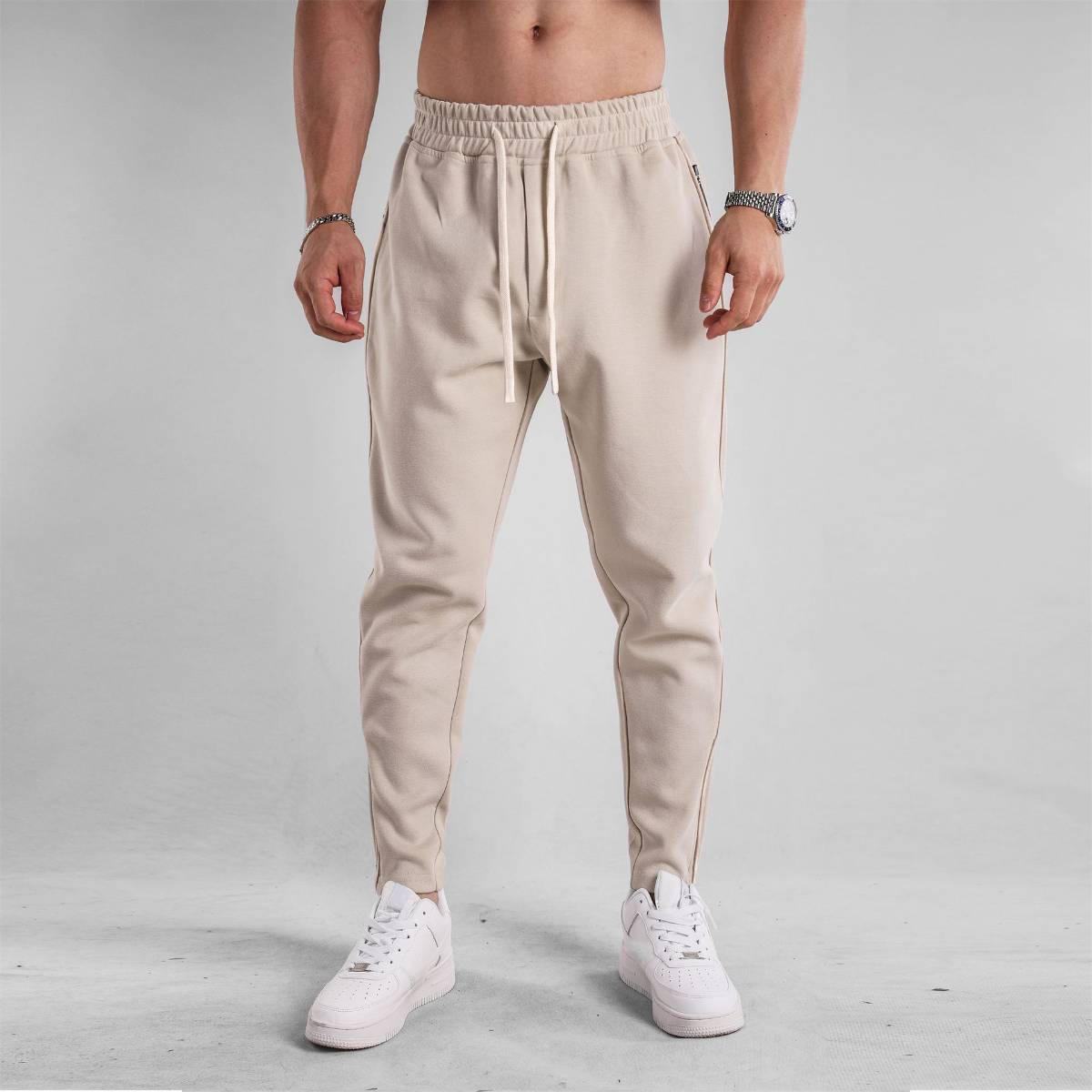 Mens Sports Joggers 70% cotton 30% polyester Pants A-381 print logo 40