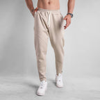 Mens Fitness Jogging 70% cotton 30% polyester Pants A-382 print logo 1