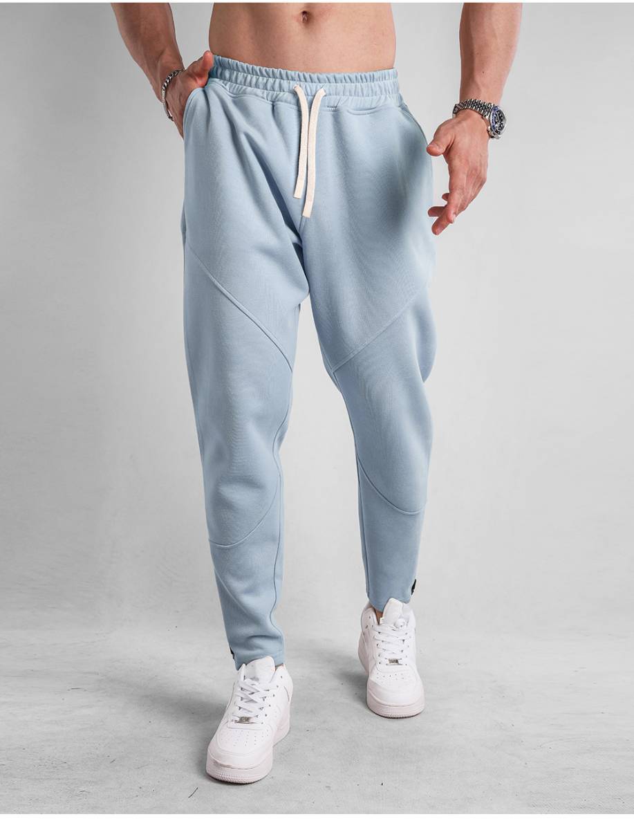 Mens Fitness Jogging 70% cotton 30% polyester Pants A-382 print logo 27