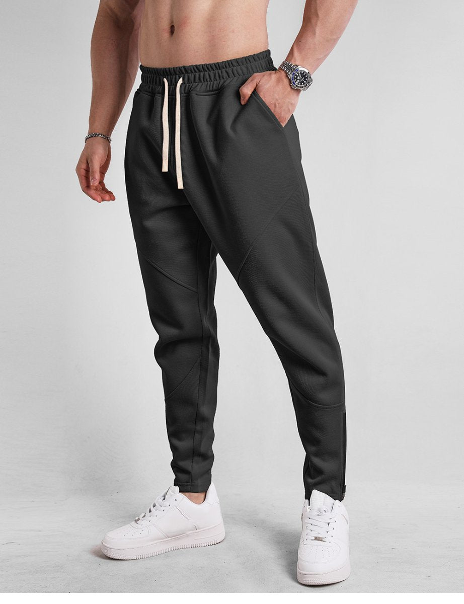 Mens Fitness Jogging 70% cotton 30% polyester Pants A-382 print logo 31