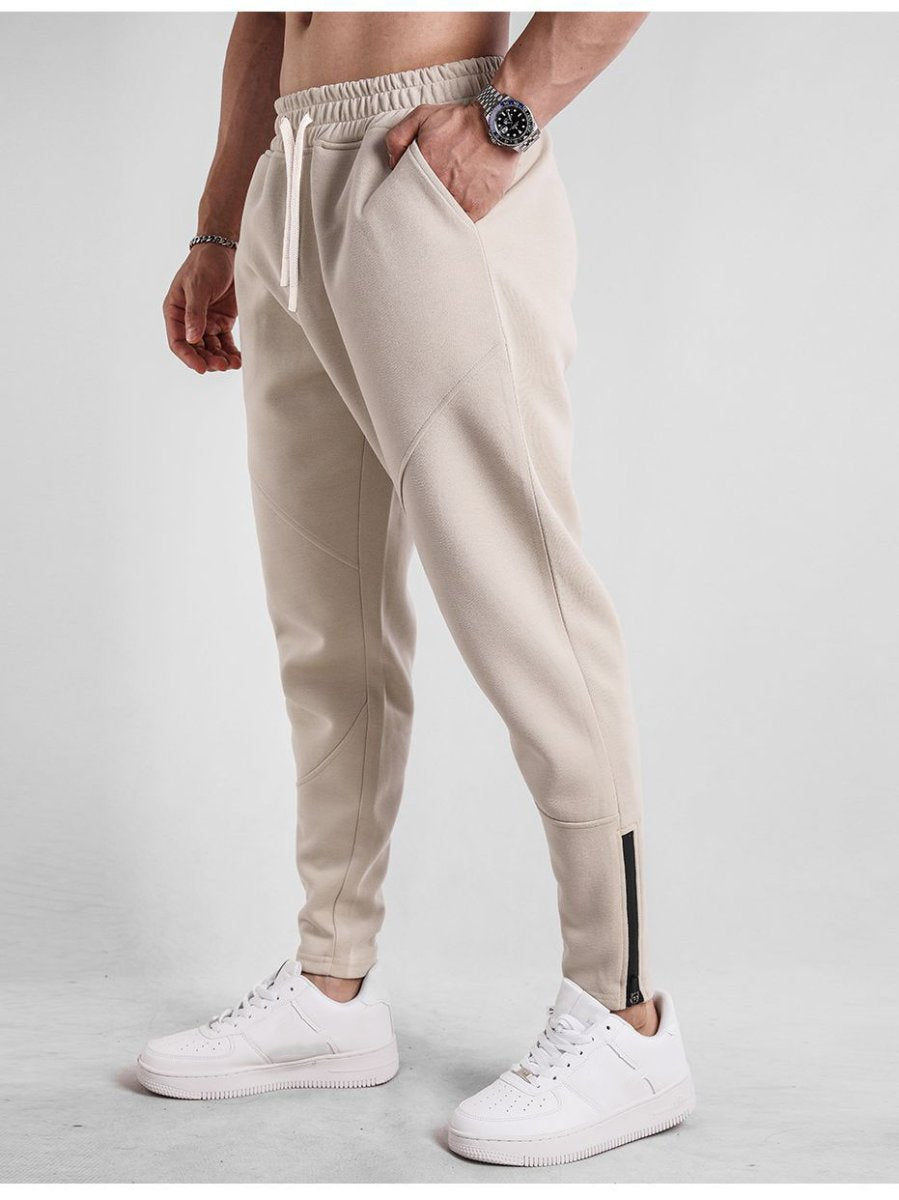 Mens Fitness Jogging 70% cotton 30% polyester Pants A-382 print logo 10