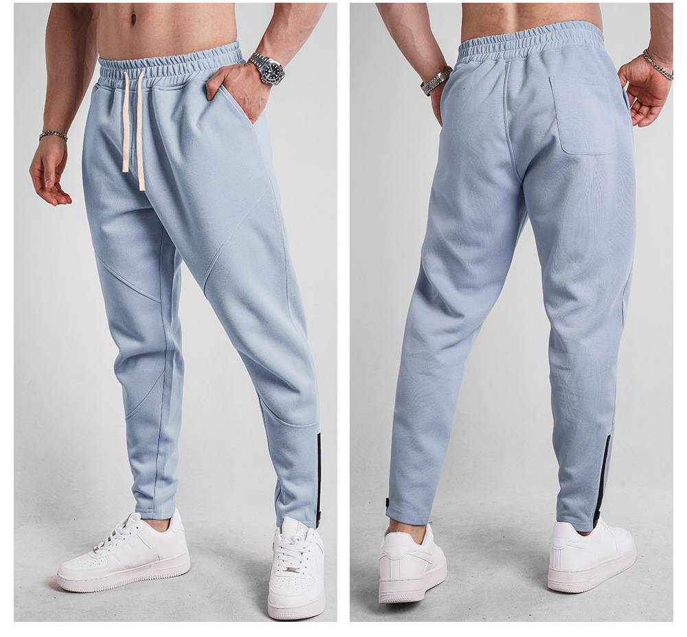 Mens Fitness Jogging 70% cotton 30% polyester Pants A-382 print logo 28