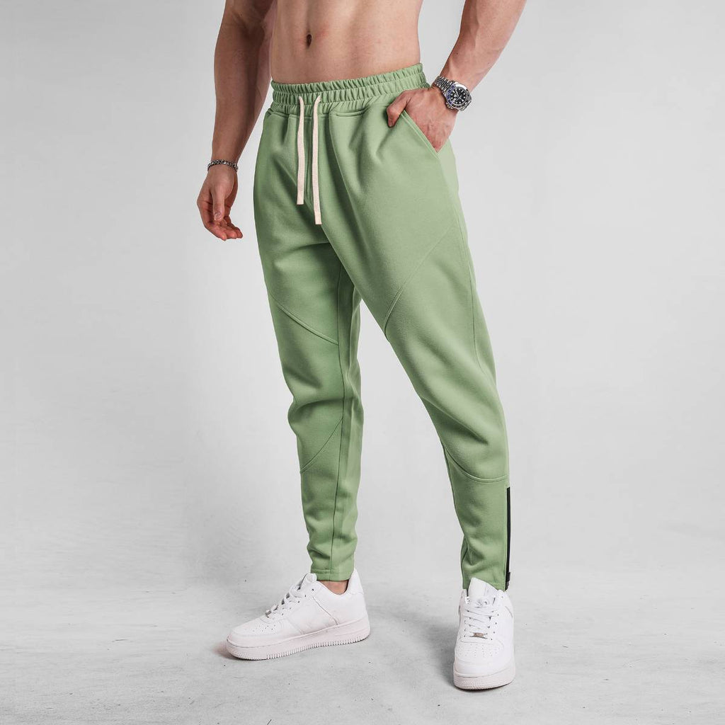 Mens Fitness Jogging 70% cotton 30% polyester Pants A-382 print logo 6