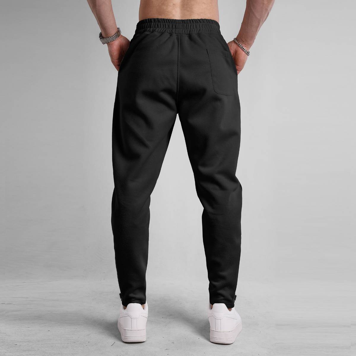 Mens Fitness Jogging 70% cotton 30% polyester Pants A-382 print logo 44