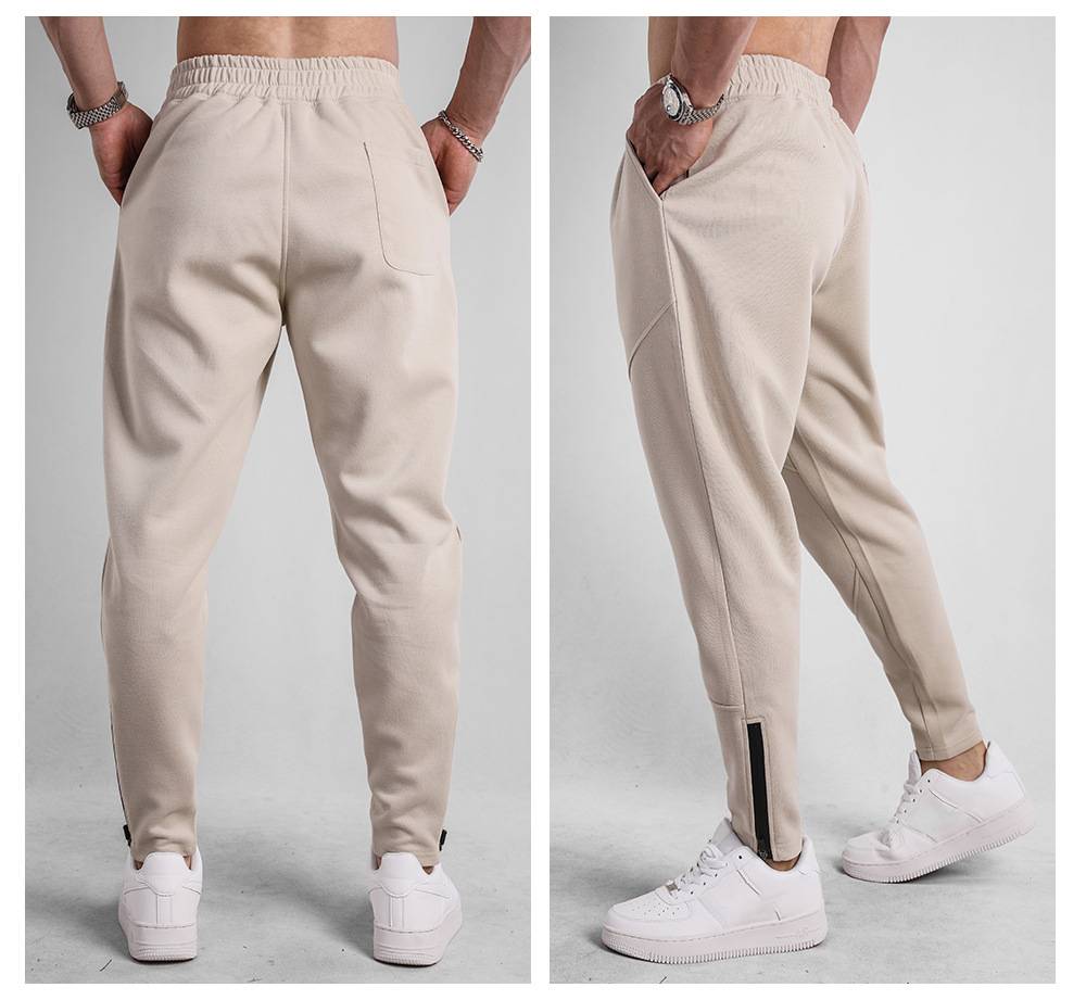 Mens Fitness Jogging 70% cotton 30% polyester Pants A-382 print logo 24