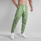 Mens Fitness Jogging 70% cotton 30% polyester Pants A-382 print logo 48