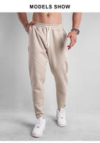 Mens Fitness Jogging 70% cotton 30% polyester Pants A-382 print logo 21