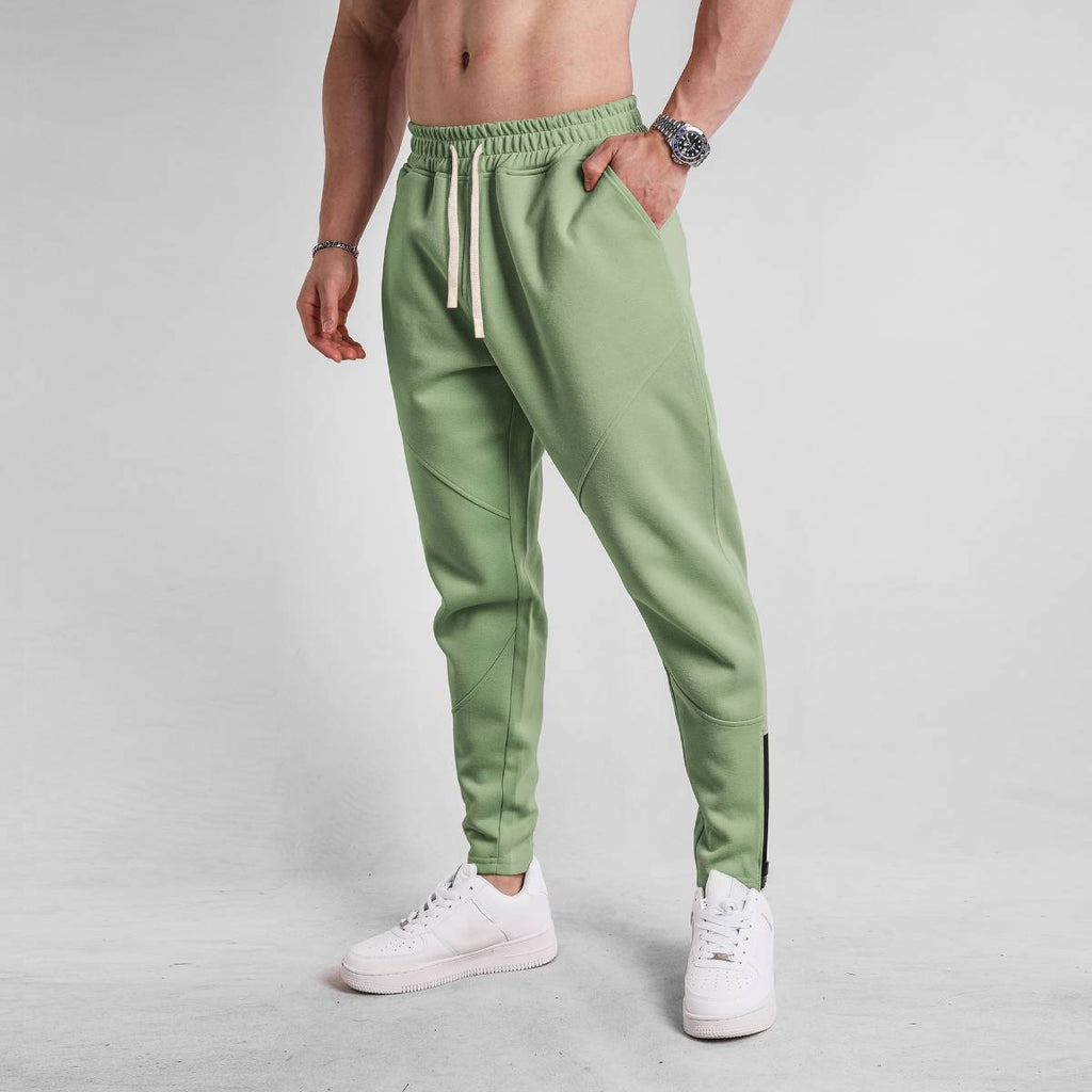 Mens Fitness Jogging 70% cotton 30% polyester Pants A-382 print logo 46