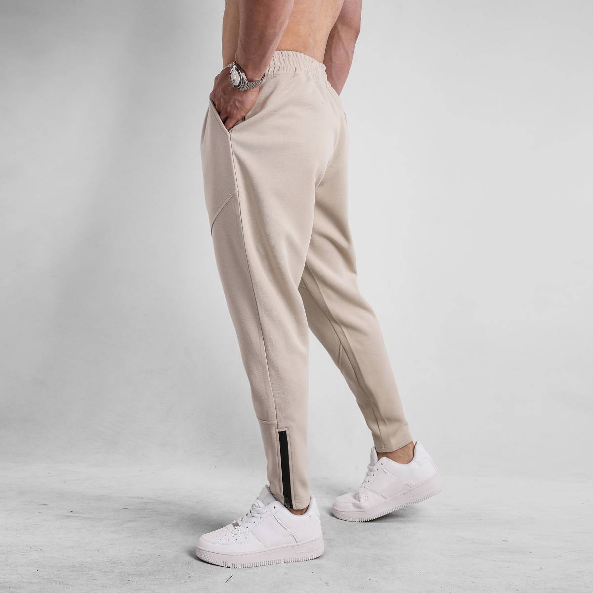 Mens Fitness Jogging 70% cotton 30% polyester Pants A-382 print logo 42