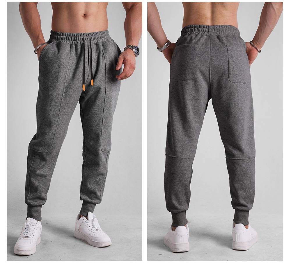 Mens Workout Training 70% cotton 30% polyester Pants A-391 print logo 26