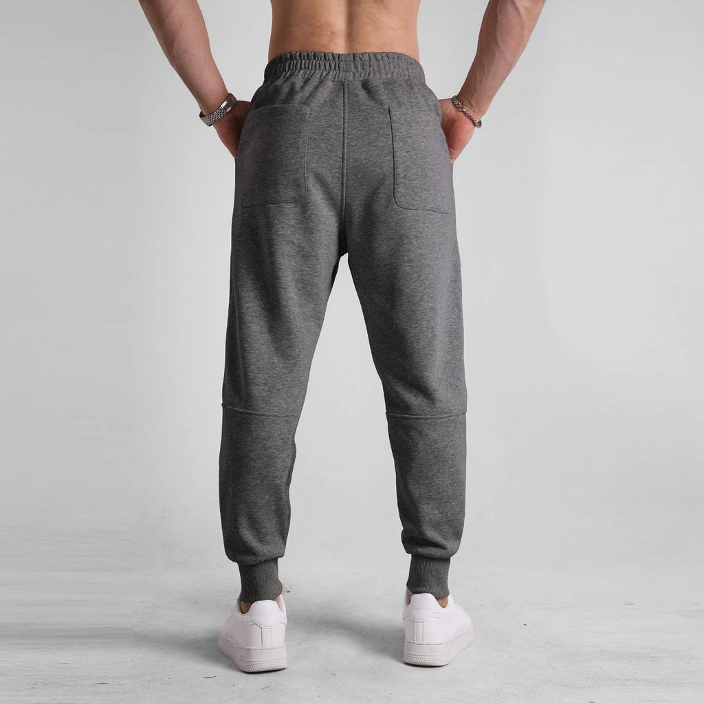 Mens Workout Training 70% cotton 30% polyester Pants A-391 print logo 2