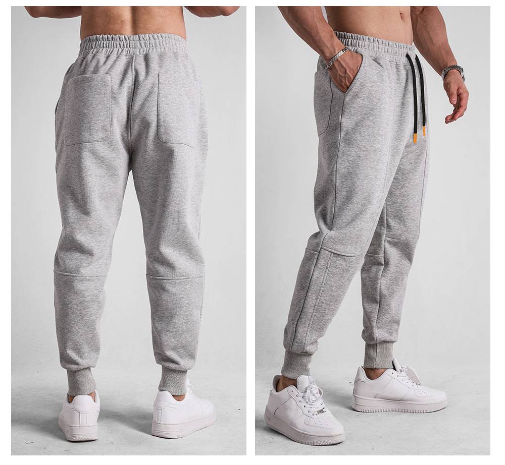 Mens Workout Training 70% cotton 30% polyester Pants A-391 print logo 23