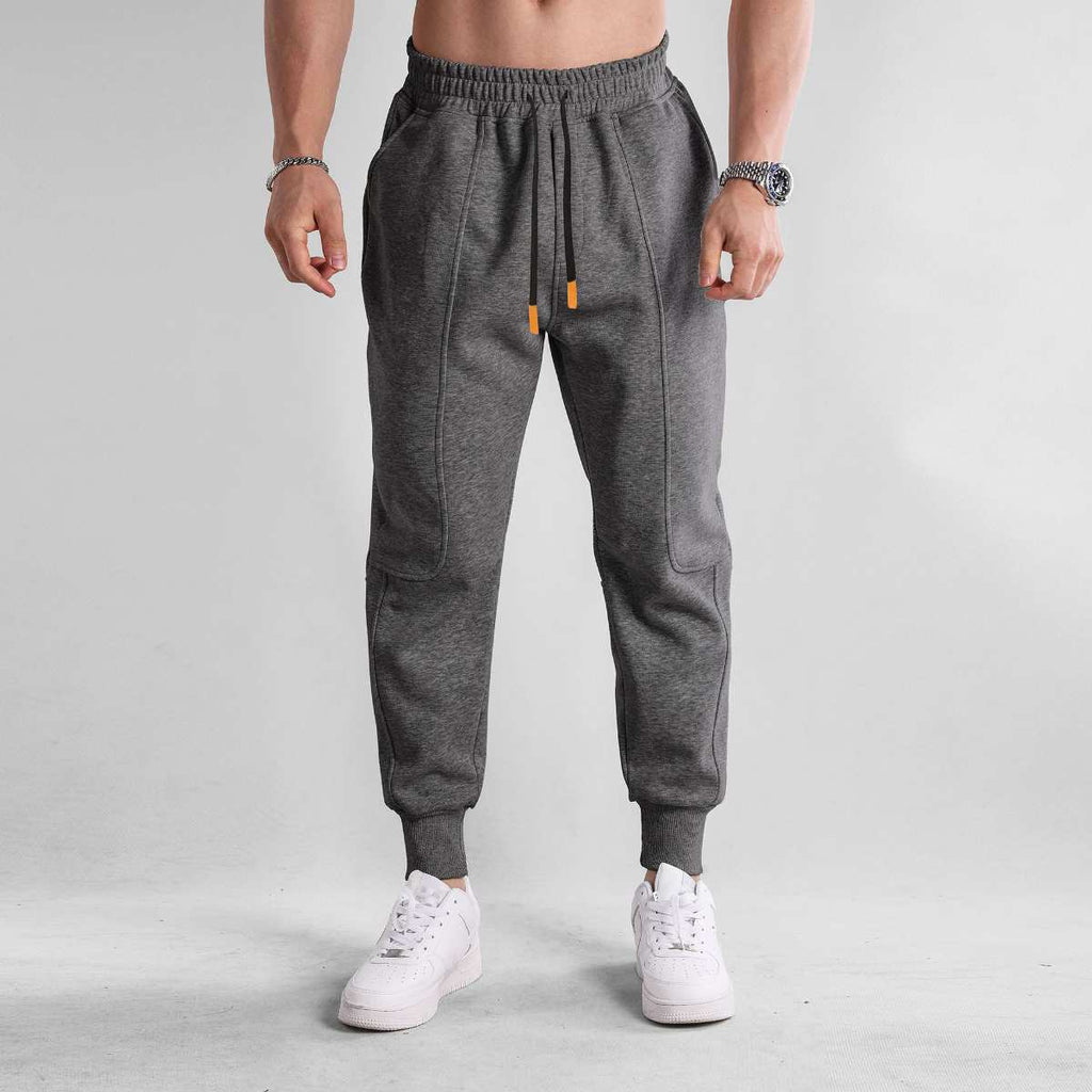 Mens Workout Training 70% cotton 30% polyester Pants A-391 print logo 31
